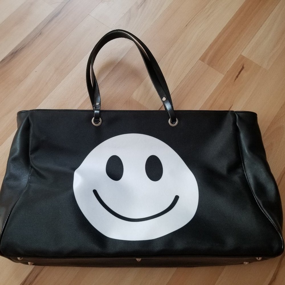 Customized Two Sided Smiley Face Purse